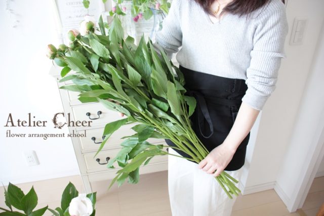 切り花の芍薬 シャクヤク のつぼみを咲かせるコツ Atelier Cheer