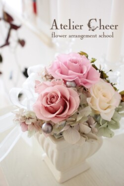 作品例:プリザーブドフラワー